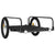 Bike Trailer Black 135x70x37 cm Iron