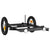 Bike Trailer Black 122x53x28 cm Iron