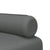 L-shaped Sofa Bed Dark Grey 260x140x70 cm Fabric