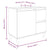 3 Piece Bathroom Cabinet Set Smoked Oak Engineered Wood