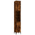 3 Piece Bathroom Cabinet Set Smoked Oak Engineered Wood