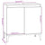 3 Piece Bathroom Furniture Set White Engineered Wood