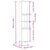 3 Piece Bathroom Furniture Set White Engineered Wood