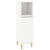 3 Piece Bathroom Furniture Set White Engineered Wood