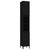 3 Piece Bathroom Furniture Set Black Engineered Wood