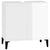 2 Piece Bathroom Furniture Set High Gloss White Engineered Wood