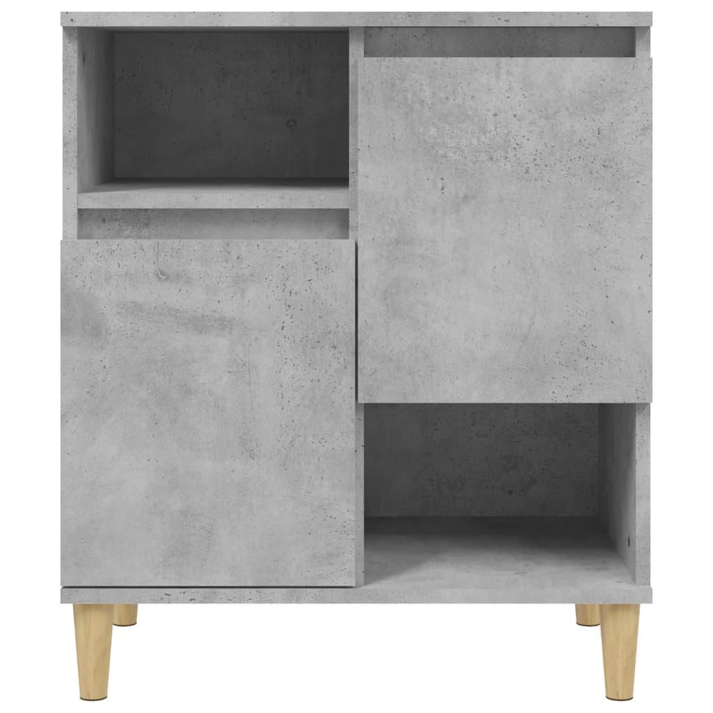 Sideboards 2 pcs Concrete Grey 60x35x70 cm Engineered Wood