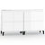 Sideboards 2 pcs High Gloss White 60x35x70 cm Engineered Wood