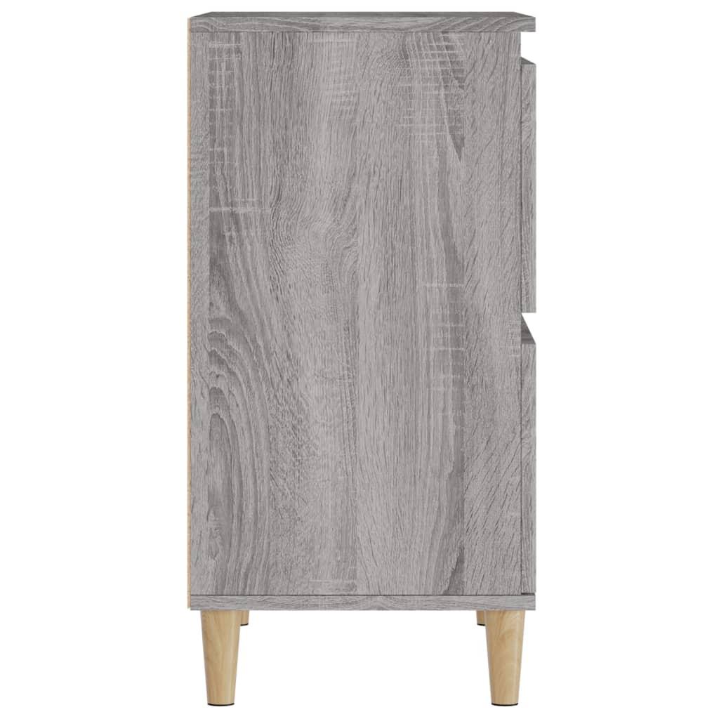 Sideboards 3 pcs Grey Sonoma 60x35x70 cm Engineered Wood