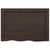 Bathroom Countertop Dark Brown 60x40x4 cm Treated Solid Wood