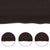 Bathroom Countertop Dark Brown 80x30x4 cm Treated Solid Wood