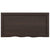 Bathroom Countertop Dark Brown 80x40x4 cm Treated Solid Wood