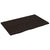 Bathroom Countertop Dark Brown 80x50x2 cm Treated Solid Wood