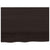 Bathroom Countertop Dark Brown 80x60x6 cm Treated Solid Wood