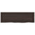 Bathroom Countertop Dark Brown 100x30x6 cm Treated Solid Wood