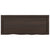 Bathroom Countertop Dark Brown 100x40x4 cm Treated Solid Wood