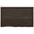 Bathroom Countertop Dark Brown 100x60x4 cm Treated Solid Wood