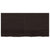 Bathroom Countertop Dark Brown 120x60x4 cm Treated Solid Wood