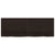 Bathroom Countertop Dark Brown 140x50x4 cm Treated Solid Wood