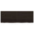 Bathroom Countertop Dark Brown 140x50x4 cm Treated Solid Wood