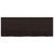 Bathroom Countertop Dark Brown 160x60x4 cm Treated Solid Wood