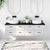 Bathroom Countertop Dark Brown 180x50x4 cm Treated Solid Wood