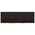 Bathroom Countertop Dark Brown 180x60x4 cm Treated Solid Wood