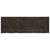 Bathroom Countertop Dark Brown 180x60x4 cm Treated Solid Wood