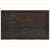 Table Top Dark Brown 100x60x4 cm Treated Solid Wood Oak