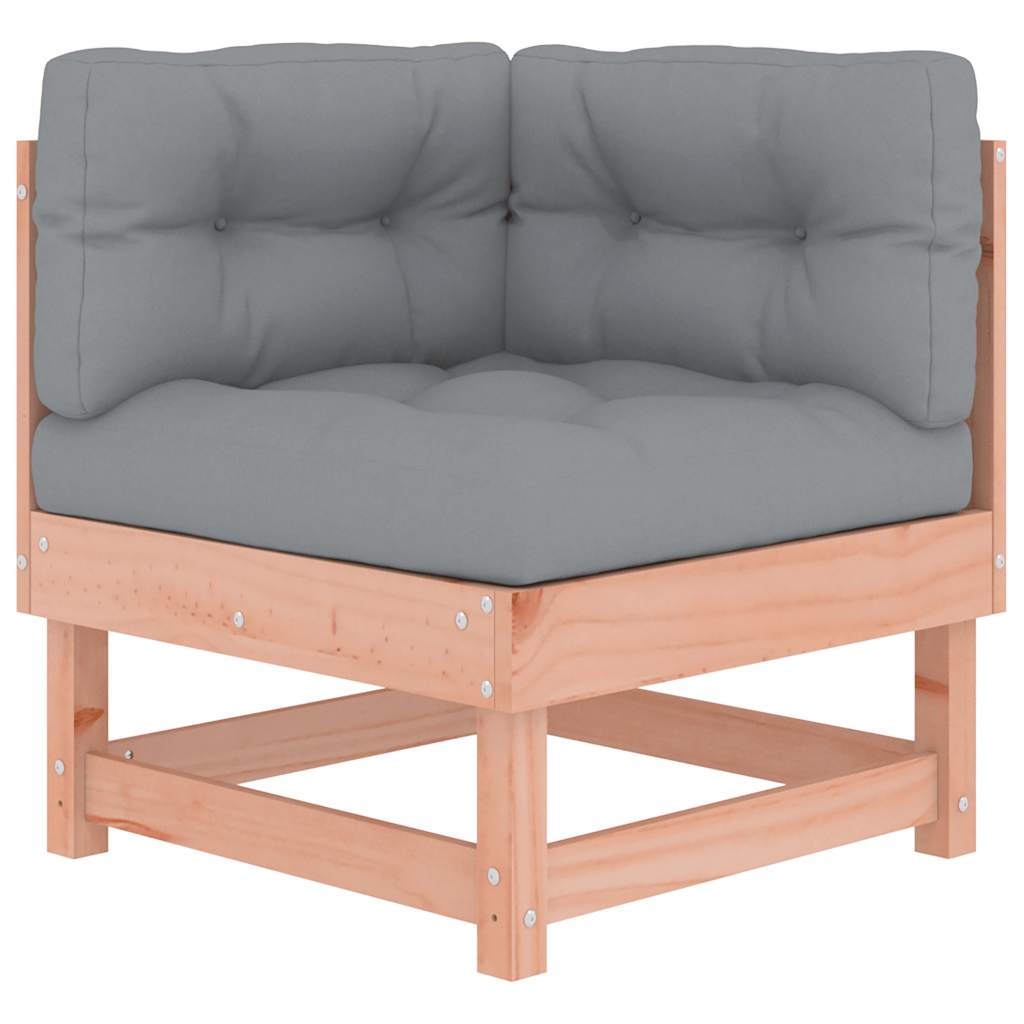 5 Piece Garden Lounge Set with Cushions Solid Wood Douglas