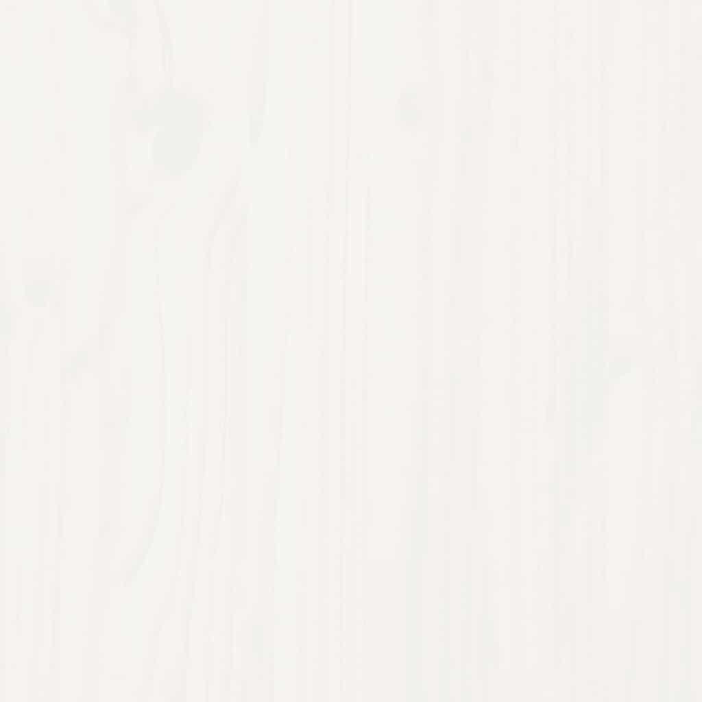 10 Piece Garden Lounge Set with Cushions White Solid Wood