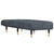 Chaise Longue Dark Grey Velvet