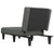 Chaise Longue Dark Grey Fabric