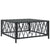 3 Piece Garden Lounge Set with Cushions Anthracite Steel