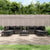 10 Piece Garden Lounge Set with Cushions Anthracite Steel