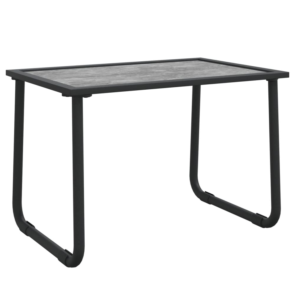 4 Piece Garden Lounge Set with Cushions Anthracite Steel