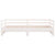 Pull-out Day Bed without Mattress White 2x(90x190) cm