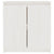 Side Cabinet White 60x36x65 cm Solid Wood Pine