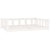 Dog Bed White 105.5x75.5x28 cm Solid Wood Pine