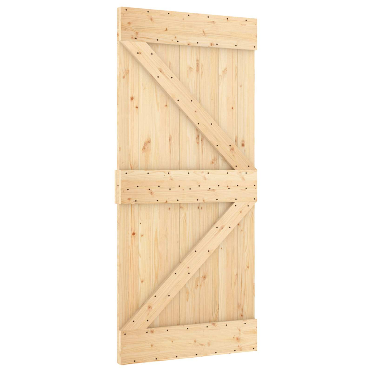 Door NARVIK Natural 95 x 210 cm Solid Pine Wood