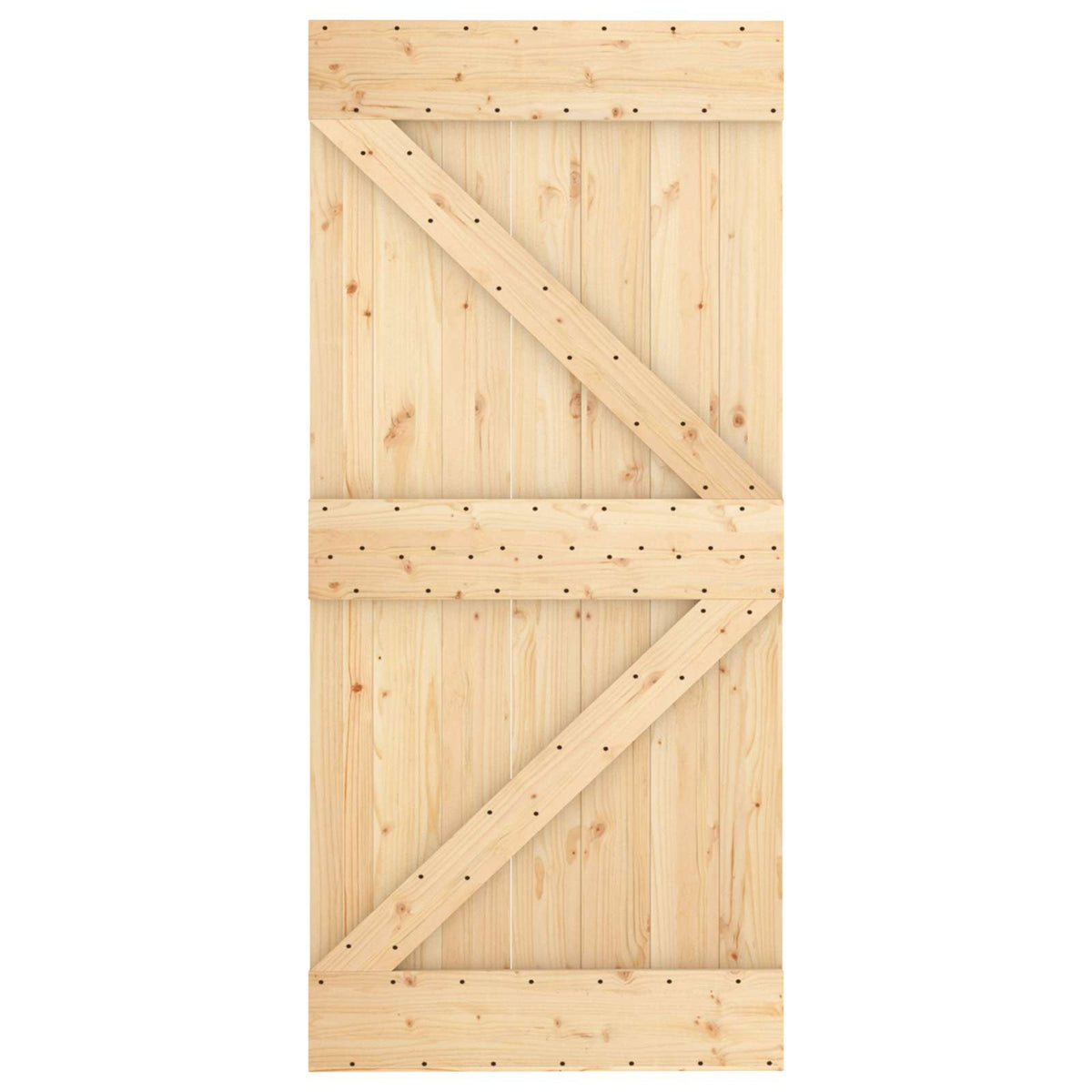 Door NARVIK Natural 95 x 210 cm Solid Pine Wood