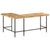 Desk 165x110x77 cm Solid Wood Mango and Iron