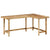 Desk 165x110x75 cm Solid Wood Mango