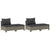 8 Piece Garden Lounge Set with Cushions Grey Poly Rattan