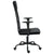 Office Chair Height Adjustable Black Mesh Fabric and Faux Leather