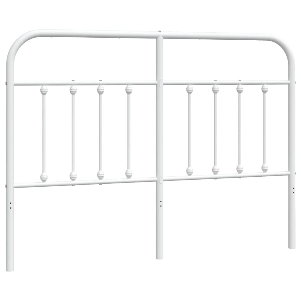 Metal Replace Headboard White 135 cm