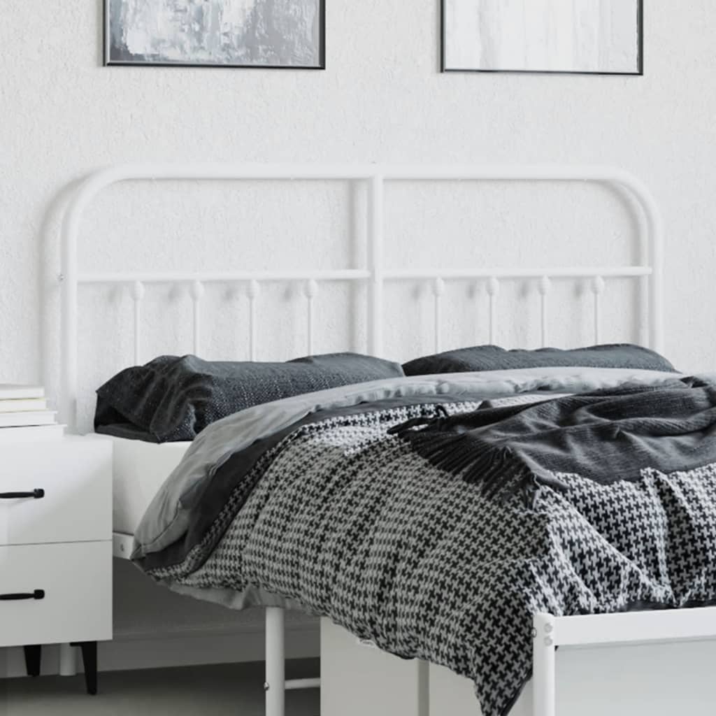 Metal Replace Headboard White 135 cm
