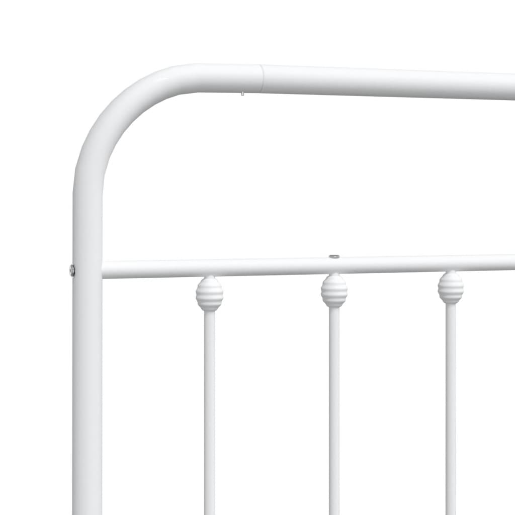 Metal Replace Headboard White 135 cm