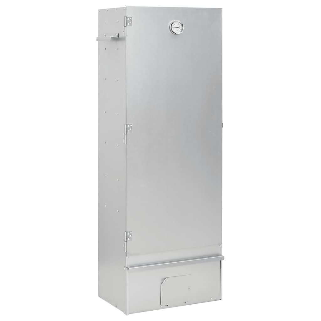 BBQ Oven Smoker with Wood Chips 44.5x29x110 cm Galvanised Steel