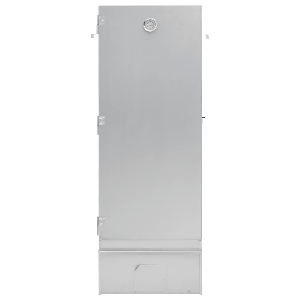 BBQ Oven Smoker with Wood Chips 44.5x29x110 cm Galvanised Steel